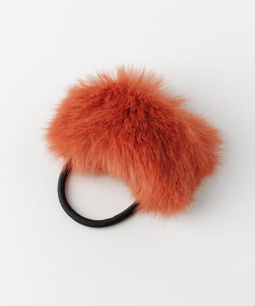 SENSE OF PLACE by URBAN RESEARCH(センスオブプレイスバイアーバンリサーチ)の「カラーフェイクファーヘアゴム(その他ヘアアクセサリー・レディース・ORANGE/BLUE/GRAY・-)」の5枚目の写真