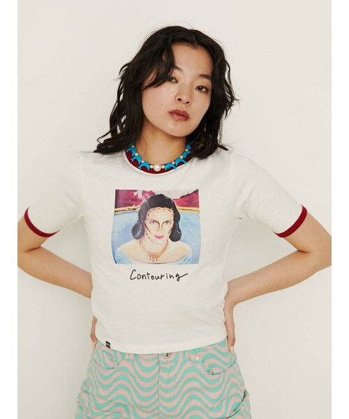 【専用】PAMEO POSE Tシャツ 牡蠣 パール ホワイト 新品未使用】PAMEO POSE Tシャツ 牡蠣 パール ホワイト