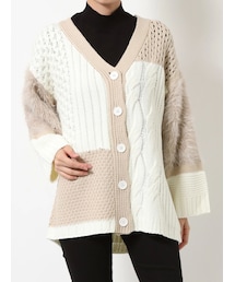 MURUA | シャギードッキングオーバーカーディガン(カーディガン/ボレロ)