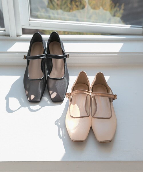 URBAN RESEARCH(アーバンリサーチ)の「シアーメリージェーンフラットシューズ(パンプス・レディース・BLACK/BEIGE・23.5/24/24.5/25)」の17枚目の写真