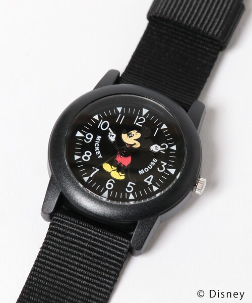 URBAN RESEARCH Sonny Label（アーバンリサーチサニーレーベル）の「Disney　MICKEY WATCH（アナログ腕時計・レディース・ブラック/ブラウン・one）」の5枚目の写真