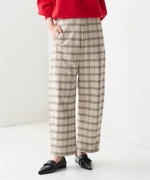 nissen | スエード調ポンチカーブパンツ(パンツ)