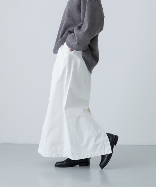 かぐれ（カグレ）の「『2サイズ展開』コットンストレートスカート（スカート・レディース・OFF/BLACK・0/1）」の20枚目の写真