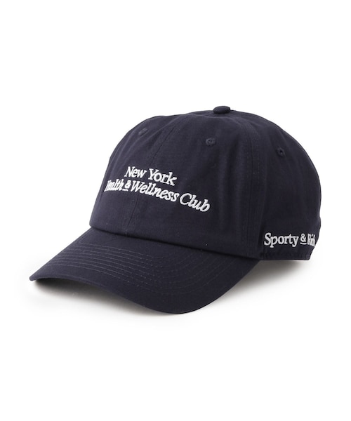 ADAM ET ROPE'(アダムエロペ)の「【Sporty&Rich(スポーティー アンド リッチ)】Modern Hat(キャップ・レディース・ホワイト/ネイビー・F)」の2枚目の写真