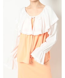 merry jenny | ラッフルショートガーゼブラウス(シャツ/ブラウス)