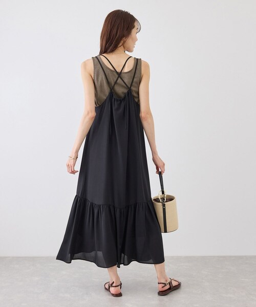 ROPE' PICNIC(ロペピクニック)の「ラメテレコタンクトップ(タンクトップ・レディース・ブラック/ホワイト/ブラウン・38)」の12枚目の写真