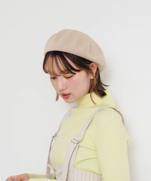 SENSE OF PLACE by URBAN RESEARCH（センスオブプレイスバイアーバンリサーチ）の「サーモベレー（ハンチング/ベレー帽・レディース・IVORY/BLACK・one）」の12枚目の写真