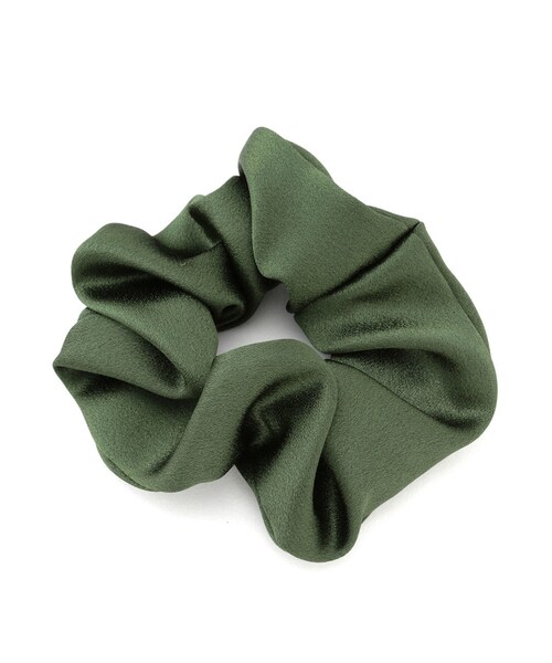 ADAM ET ROPE'（アダムエロペ）の「【MARZOLINE MILANO】Satin Sccumchie No Bow（シュシュ・レディース・ブラック・M）」の2枚目の写真