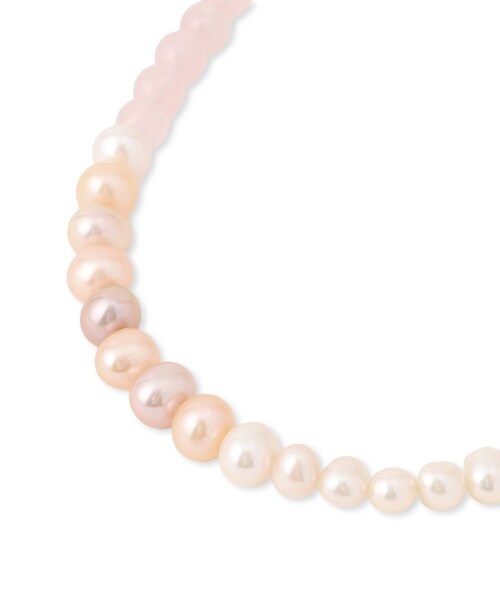 ROPE'（ロペ）の「【les bonbon (ル ボンボン)】【WEB限定】 playfully pearl necklace PINK（ネックレス・レディース・ピンク系・F）」の5枚目の写真