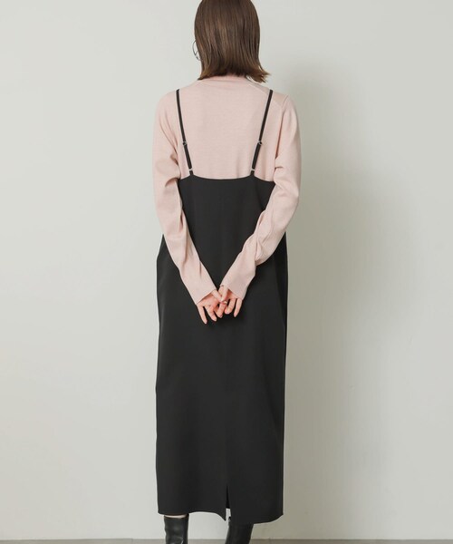 SENSE OF PLACE by URBAN RESEARCH（センスオブプレイスバイアーバンリサーチ）の「ストレートキャミワンピース（ワンピース・レディース・NAVY/BEIGE/BLACK・one）」の16枚目の写真