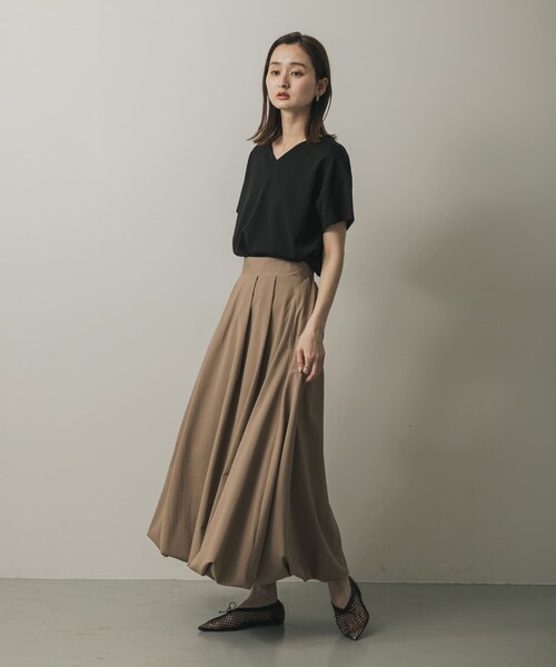 SENSE OF PLACE by URBAN RESEARCH（センスオブプレイスバイアーバンリサーチ）の「メッシュポインテッドシューズ（バレエシューズ・レディース・IVORY/BLACK・S/M/L）」の16枚目の写真