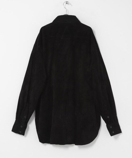 URBAN RESEARCH(アーバンリサーチ)の「『別注』A LEATHER×URBS REGULAR COLLAR SHIRT(シャツ/ブラウス・メンズ・NIGHT BLK・M/L)」の8枚目の写真