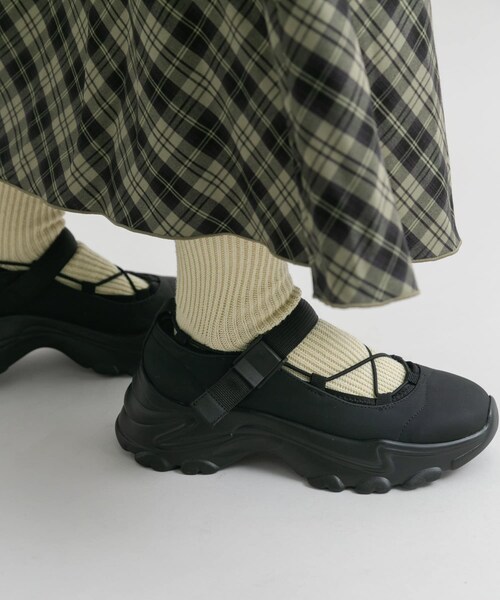 KBF（ケイビーエフ）の「バレエスニーカー（スニーカー・レディース・BLACK/BEIGE・36/37/38）」の21枚目の写真