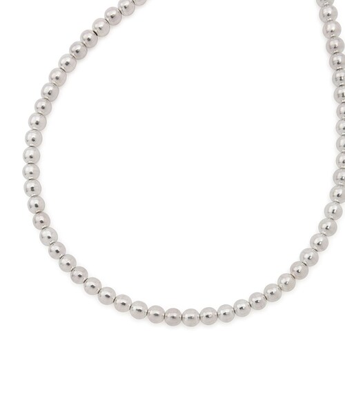 ADAM ET ROPE'（アダムエロペ）の「【J'aDoRe・店舗限定】【ERICKA NICOLAS BEGAY】ナバホパールネックレス7mm/45cm（ネックレス・レディース・シルバー・F）」の8枚目の写真