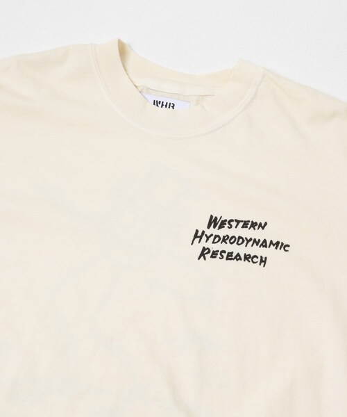 THE GOODLAND MARKET（ザグッドランドマーケット）の「Western Hydrodynamic Research　ANDRE T-SHIRTS（Tシャツ/カットソー・メンズ・NATURAL/NAVY・L/XL）」の5枚目の写真