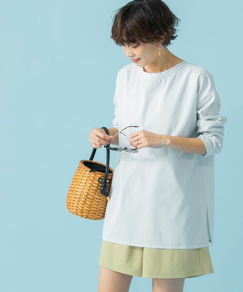 URBAN RESEARCH ROSSO（アーバンリサーチロッソ）の「F by ROSSO　撥水カバーアップ（シャツ/ブラウス・レディース・L/GRAY/BROWN・FREE）」の14枚目の写真