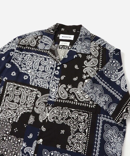 Saturdays NYC(サタデーズ ニューヨークシティ )の「MIYAGIHIDETAKA x Saturdays NYC Bandana SS shirt(シャツ/ブラウス・レディース・ブラック/ホワイト/ネイビー・L/M/XL)」の21枚目の写真