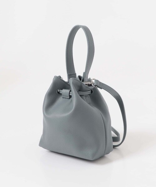 URBAN RESEARCH DOORS（アーバンリサーチドアーズ）の「2WAYシボ巾着ショルダーバッグ（ショルダーバッグ・レディース・BLACK/BLUE・one）」の11枚目の写真