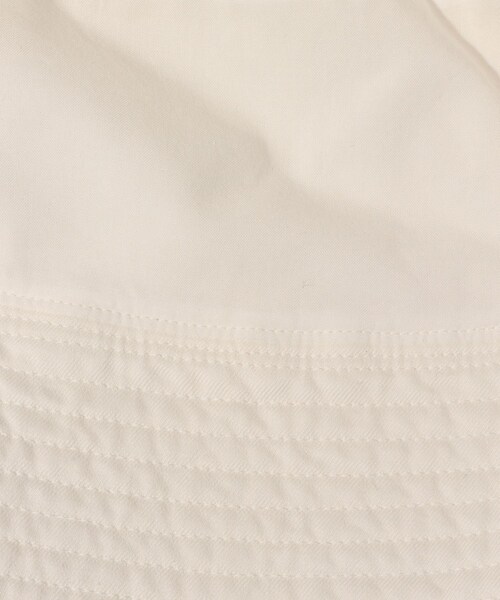 ADAM ET ROPE'（アダムエロペ）の「【AURALEE/オーラリー】GARMENT-DYED FINX CHINO BUCKET HAT MADE BY KIJIMA TAKAYUKI（ハット・メンズ・ホワイト/キナリ/ネイビー・F）」の13枚目の写真