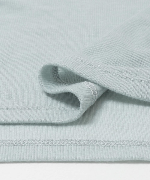 KBF（ケイビーエフ）の「シアーラグランTEE（Tシャツ/カットソー・レディース・BEIGE×BRN/BLUE×WINE・One）」の8枚目の写真