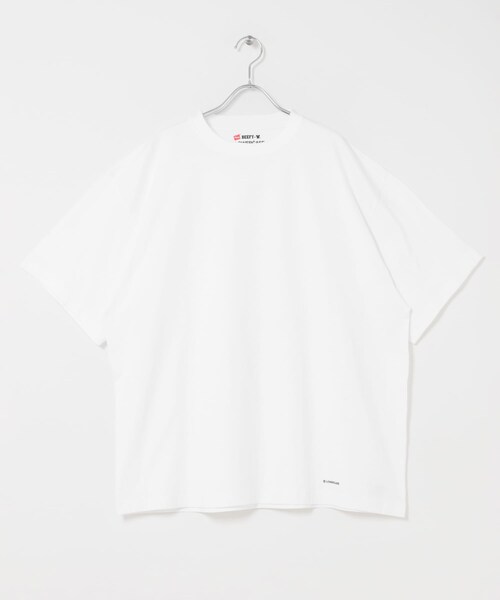 URBAN RESEARCH(アーバンリサーチ)の「HANES×LOWERCASE LOWERCASE 2P BEEFY-T SS(Tシャツ/カットソー・メンズ・WHITE/WHT/BLK/BLACK/D.GRAY/NAVY・M/L/XL/XXL)」の8枚目の写真
