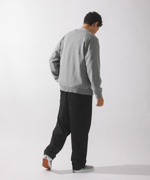 URBAN RESEARCH Sonny Label（アーバンリサーチサニーレーベル）の「強撚コットンニットカーディガン（カーディガン/ボレロ・メンズ・グレー/チャコール/レッド・M/L）」の12枚目の写真