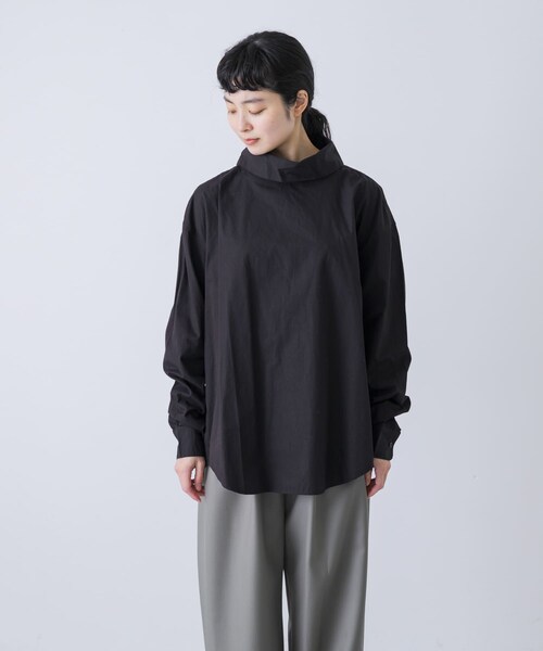 かぐれ（カグレ）の「SEEALL　FENCING SHIRTS（シャツ/ブラウス・レディース・WHITE/BLACK・46）」の12枚目の写真