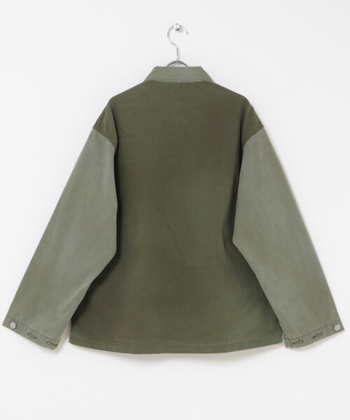URBAN RESEARCH(アーバンリサーチ)の「A PRESSE Vintage USMA HBT M-44 Jacket(ミリタリージャケット・メンズ・BLACK/SAGE・2/3)」の10枚目の写真