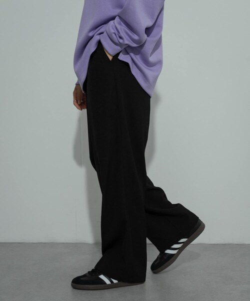 SENSE OF PLACE by URBAN RESEARCH（センスオブプレイスバイアーバンリサーチ）の「ダブルタックワイドスラックス（その他パンツ・メンズ・BLACK/GRAY/BROWN/KHAKI・M/L）」の17枚目の写真