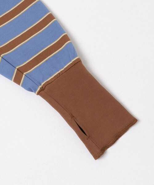 THE GOODLAND MARKET（ザグッドランドマーケット）の「KEIMEN　Strata long T-shirts（Tシャツ/カットソー・メンズ・Gray/Blue/Pink・M/L/XL）」の9枚目の写真