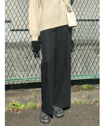 EMODA | ワイドタックロングパンツ(その他パンツ)