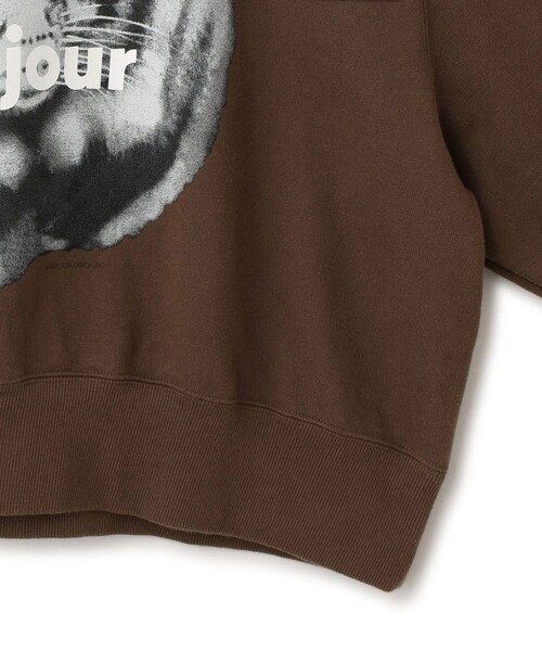 ADAM ET ROPE'（アダムエロペ）の「【Oblada(オブラダ)】別注 TIGER SWEAT（スウェット・レディース・ブラウン/ネイビー・F）」の20枚目の写真