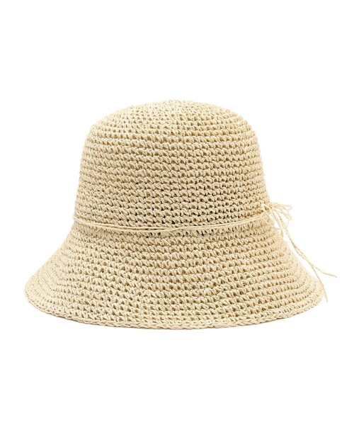 VIS(ビス)の「ナチュラル雑材ハット(ハット・レディース・ダークブラウン/ベージュ/ベージュ系・F)」の19枚目の写真