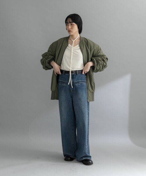 『WEB/一部店舗限定』BACKシャーリングMA-1