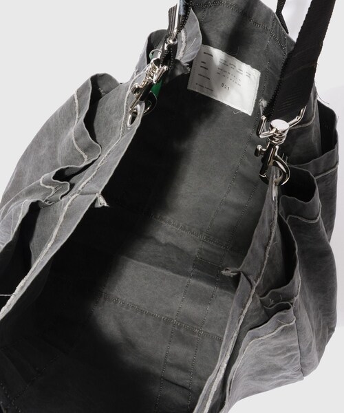 ADAM ET ROPE'(アダムエロペ)の「【CAMIEL FORTGENS/カミエル フォートヘンス】WORKER SHOPPER(ショルダーバッグ・メンズ・チャコール・F)」の8枚目の写真
