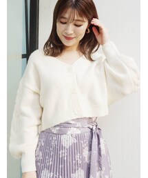 MERCURYDUO | 2WAYクロップドカーディガン(カーディガン/ボレロ)