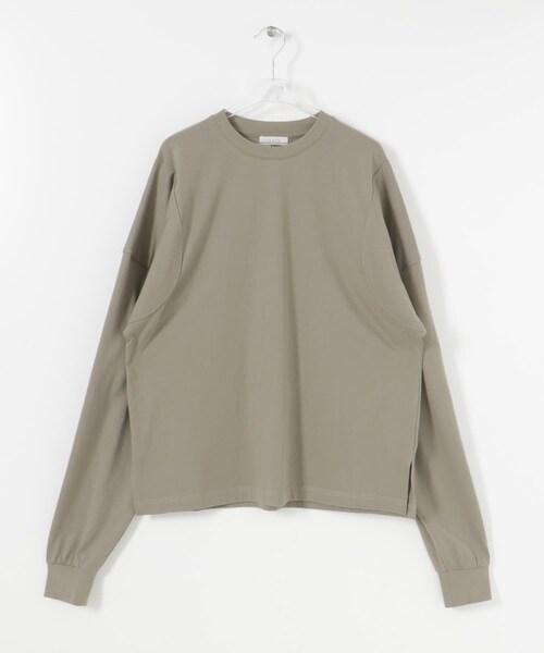 LAATO（ラート）の「PAD LONG TEE（Tシャツ/カットソー・レディース・クローブ/クリーム/セメント・Free）」の7枚目の写真