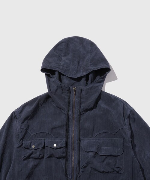 ADAM ET ROPE'(アダムエロペ)の「【FACCIES/ファッチーズ】GARMENT DYE MESH TRAVELER JACKET(その他アウター・メンズ・ブラック・1/2)」の4枚目の写真