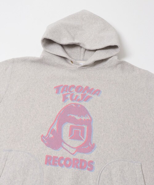 EKAL（エカル）の「TACOMA FUJI RECORDS　TFR LOGO HOODIE（パーカー・メンズ・OATMEAL・M/L/XL）」の4枚目の写真