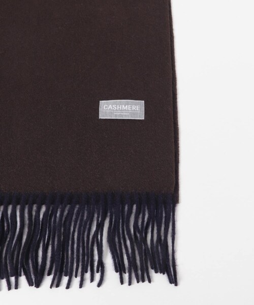 URBAN RESEARCH（アーバンリサーチ）の「ダブルフェイスカシミヤマフラー（マフラー・メンズ・BRN×NAVY/NAVY×BLUE/CCL×GRY・FREE）」の8枚目の写真