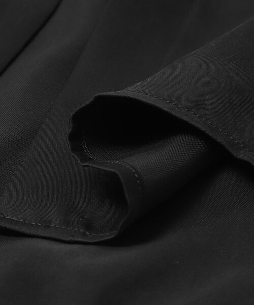 URBAN RESEARCH（アーバンリサーチ）の「ハーフスリーブキュプラシャツ（シャツ/ブラウス・レディース・OFF WHITE/BLACK・Free）」の10枚目の写真