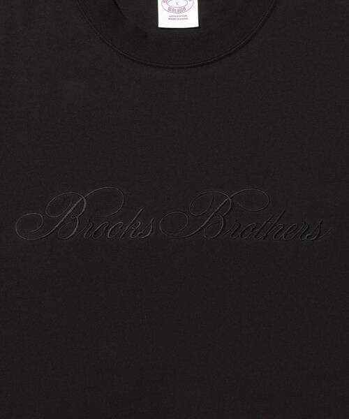 ADAM ET ROPE'(アダムエロペ)の「【Brooks Brothers/ブルックスブラザーズ】BB EMB SS TEE(Tシャツ/カットソー・メンズ・ブラック/ホワイト・L/M/XL)」の9枚目の写真