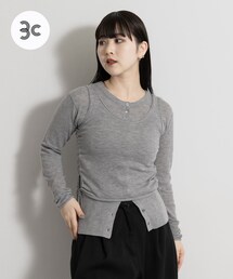 THE GOODLAND MARKET | cwtch　LAYERED KNIT TOPS(カーディガン/ボレロ)