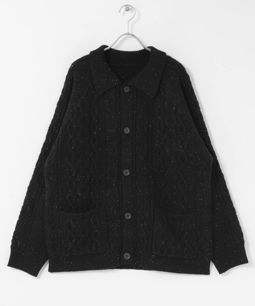 ITEMS URBANRESEARCH（アイテムズ アーバンリサーチ）の「ウール混 フィッシャーマンカーディガン（カーディガン/ボレロ・メンズ・WHT/NVY/BLK・M/L）」の22枚目の写真