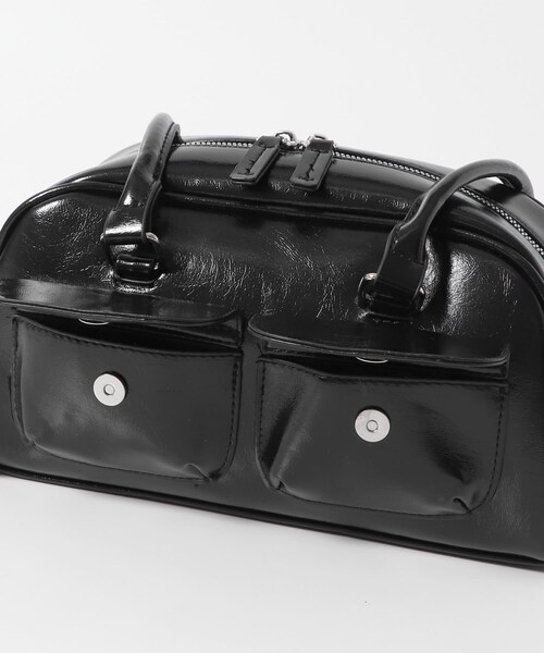 URBAN RESEARCH ROSSO（アーバンリサーチロッソ）の「ヴィンテージライクボストンバッグ（ボストンバッグ・レディース・OFFWHITE/SAX/BLACK・-）」の11枚目の写真