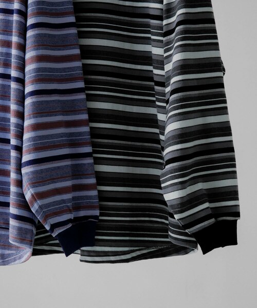 URBAN RESEARCH（アーバンリサーチ）の「POLYPLOID　OVERSIZE LONGSLEEVE B（Tシャツ/カットソー・メンズ・PPL/NVY/GRY/BLK・2/3/4）」の18枚目の写真