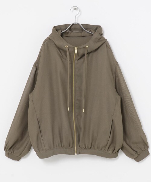 ITEMS URBANRESEARCH（アイテムズ アーバンリサーチ）の「『イージーケア』メッシュマウンテンパーカー(楽着シリーズ)（マウンテンパーカー・レディース・BLK/WHT/KHK・Free）」の22枚目の写真