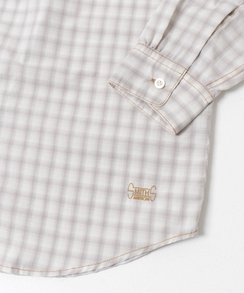 URBAN RESEARCH DOORS（アーバンリサーチドアーズ）の「SMITH　BROOKLYN WORK SHIRTS（シャツ/ブラウス・レディース・OLIVE/BLUE/GREY・S）」の10枚目の写真