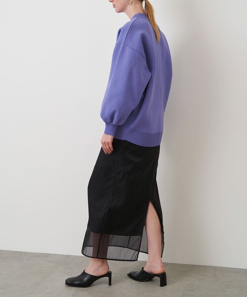 URBAN RESEARCH ROSSO（アーバンリサーチロッソ）の「ELENDEEK　FORM SLEEVE OVER KNIT（ニット/セーター・レディース・YLW/OWHT/BLACK/PPL・FREE）」の20枚目の写真