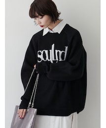 jouetie | ジャカードロゴニット(ニット/セーター)